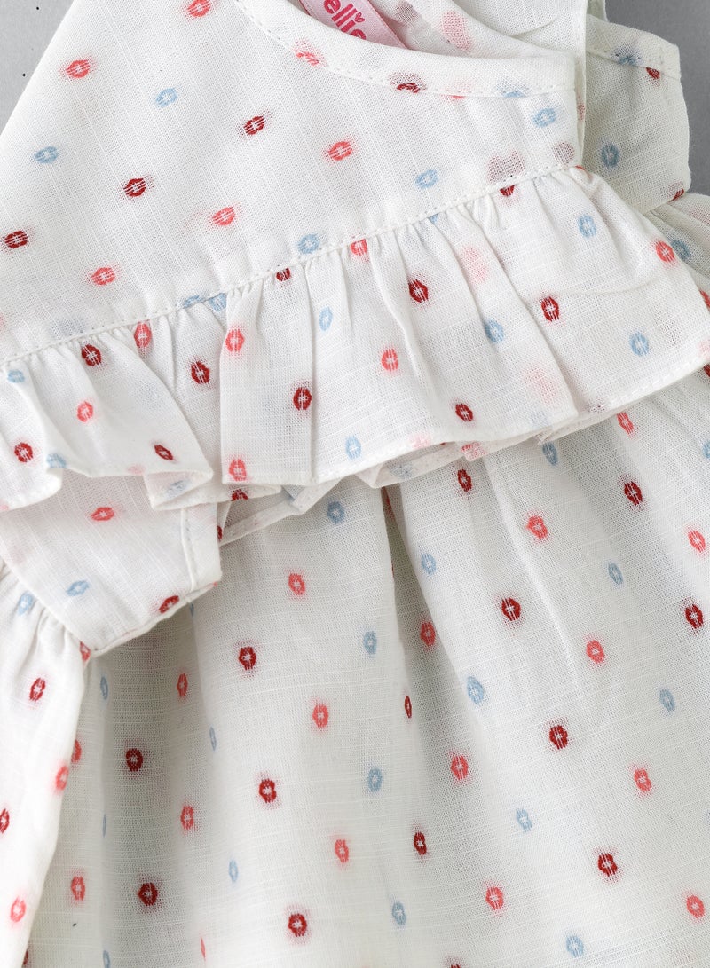 Jelliene Girls' Woven Floral Top - Image 4