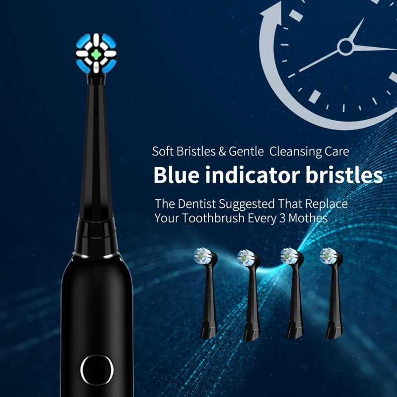 مناسبة لروافع فرشاة الأسنان الكهربائية سيرى Oral B iO 2-10، 12 رفيعة، مع تغليف منفرد، نموذج تنظيف اللثة - Image 4