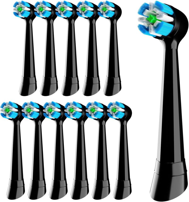 مناسبة لروافع فرشاة الأسنان الكهربائية سيرى Oral B iO 2-10، 12 رفيعة، مع تغليف منفرد، نموذج تنظيف اللثة - Image 1