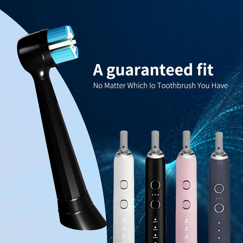 مناسبة لروافع فرشاة الأسنان الكهربائية سيرى Oral B iO 2-10، 12 رفيعة، مع تغليف منفرد، نموذج تنظيف اللثة - Image 5