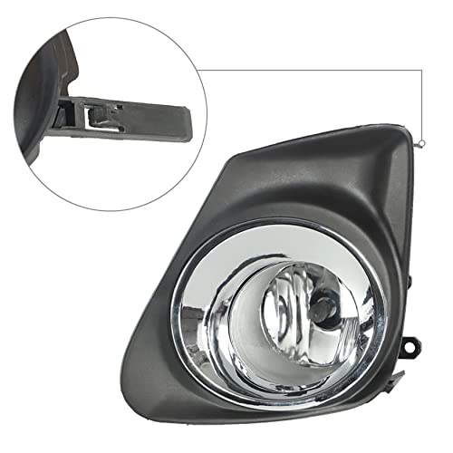 WFLNHB Front Bumper Fog Lights Replacement for 2011-2013 Toyota Corolla Driving Fog Lamps Kit 2Pack Clear Lens 81210-06071 - Image 5