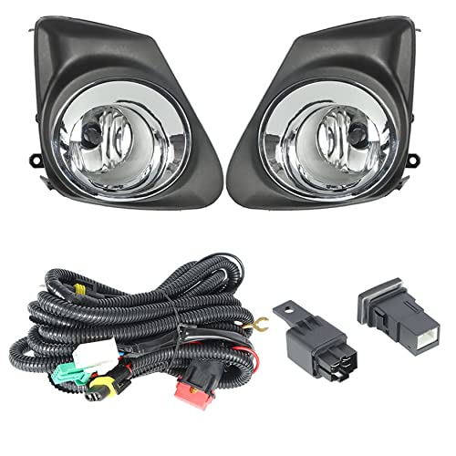 WFLNHB Front Bumper Fog Lights Replacement for 2011-2013 Toyota Corolla Driving Fog Lamps Kit 2Pack Clear Lens 81210-06071 - Image 4