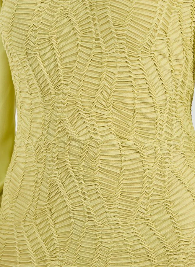 ستايلي Textured High-Low Dress