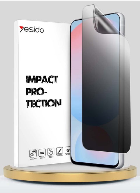Samsung Galaxy A56 5G 2024 Yesido Premium Hydrogel Anti Spy / Anti Privacy Film Thin and Flexible Screen Protector - Clear