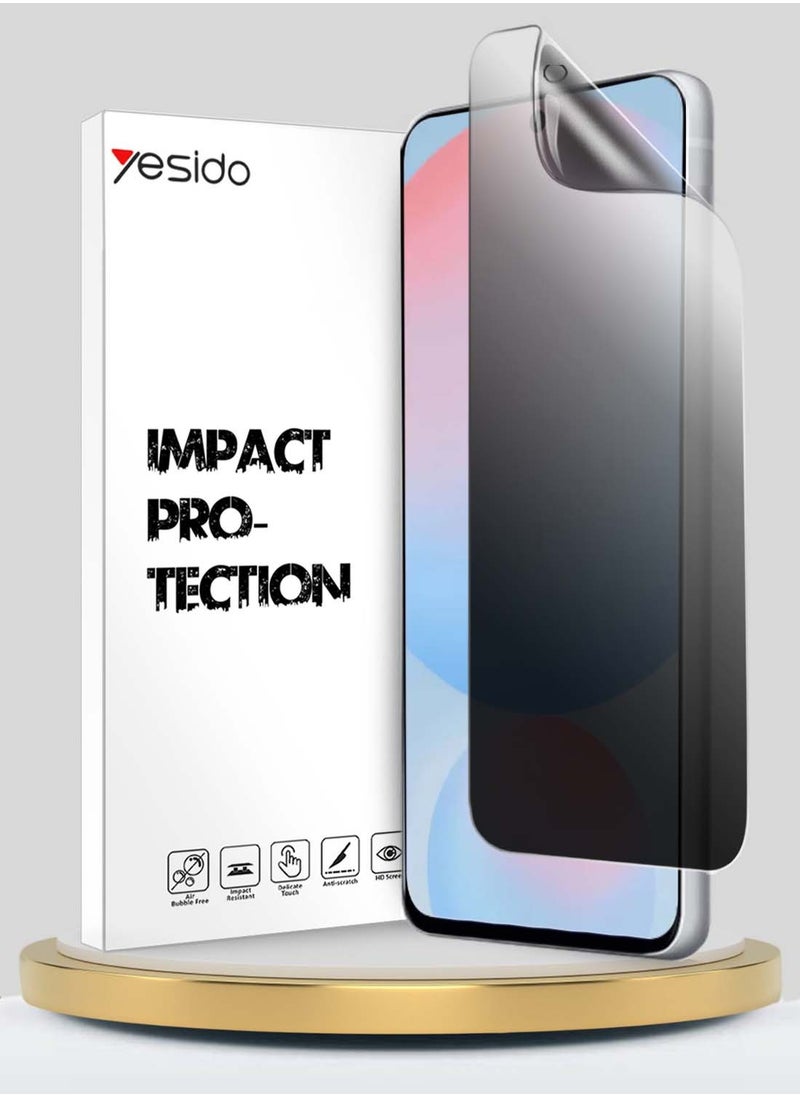 Yesido - Samsung Galaxy A56 5G 2024 Yesido Premium Hydrogel Anti Spy / Anti Privacy Film Thin and Flexible Screen Protector - Clear - Image 1