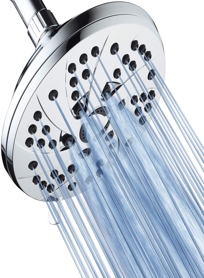 AquaDance High Pressure 6-inch / 6-Setting Premium Rain Shower Head by AquaDance for the Ultimate Shower Spa Experience! Officially Independently Tested to Meet Strict US Quality & Performance Standards! - Image 1