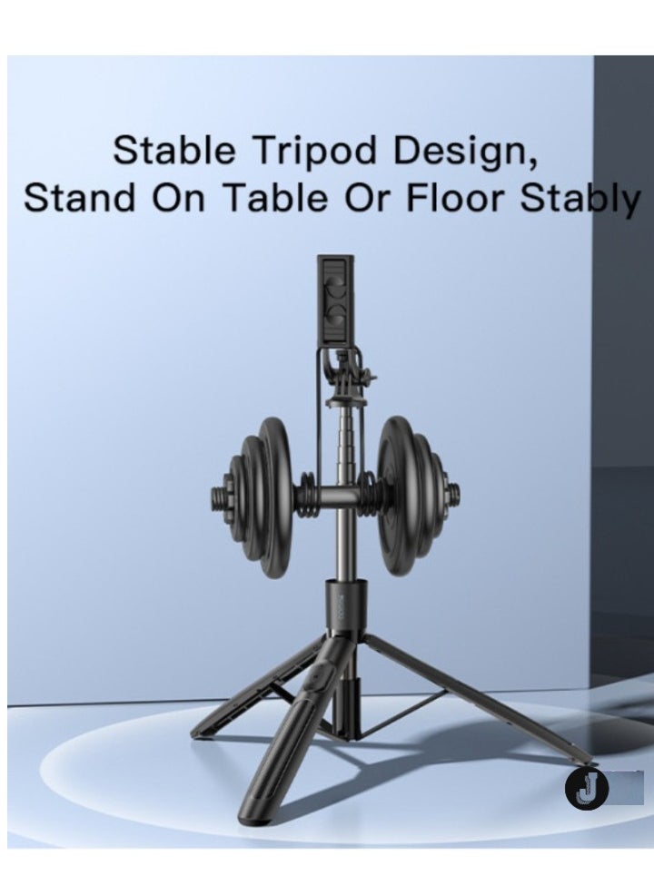 JAJEEK 1.5 Meter Tripod Selfie Stick with Adjustable Tripod Legs – Perfect for Living Room Use, Selfies, and Stable Photography Support - Image 2