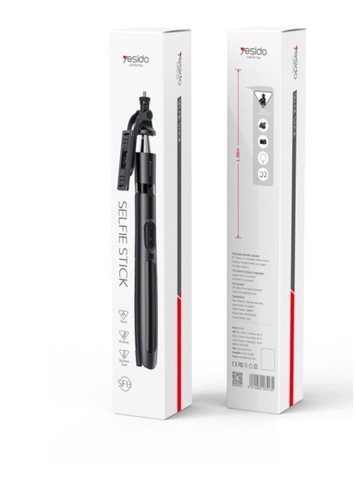 JAJEEK 1.5 Meter Tripod Selfie Stick with Adjustable Tripod Legs – Perfect for Living Room Use, Selfies, and Stable Photography Support - Image 4