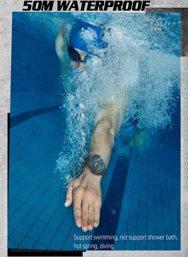 NORTH EDGE Digital Watch Men Sports Watch Waterproof Wrist Watches with Stopwatch Alarm - Image 4