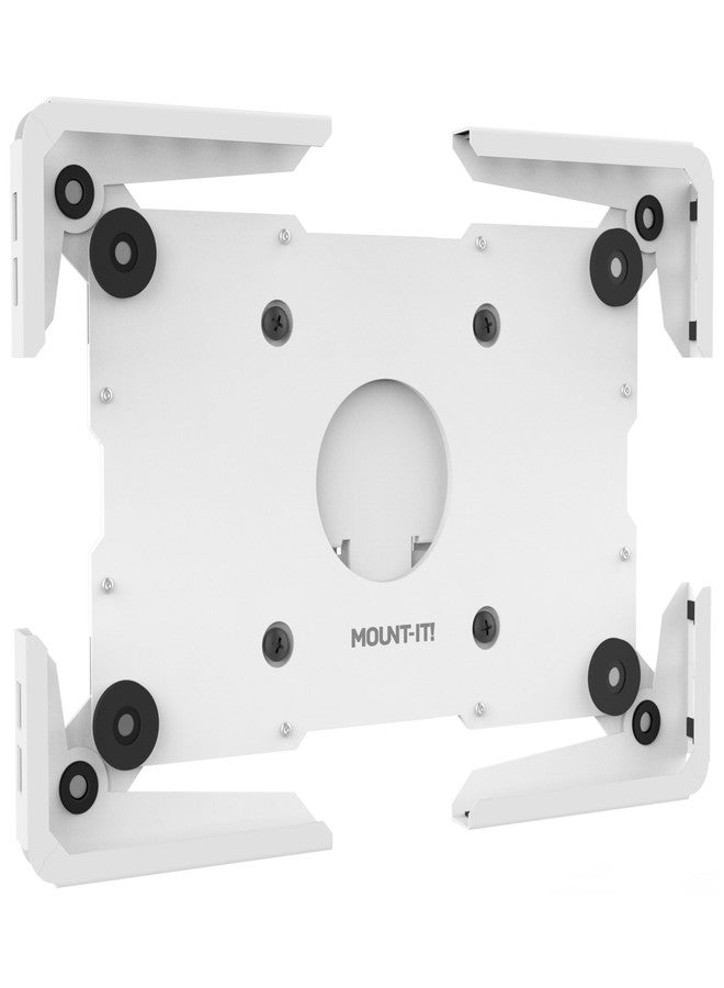 Mount-It! Universal Tablet Wall Mount, Anti-Theft iPad Mount, Enclosure Fits Tablets from 9.7" to 13" Screen Size, Flush Wall Mounting Kiosk, Durable Steel Design, White - Image 2