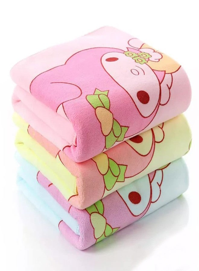 FIMALIA Soft Bath Towel Cotton Washcloth for New Born Baby,Infants and Toddlers(Colour & Prints May Vary)(Pack of 2) (Light Color, Medium_60cm x 120cm) - Image 3