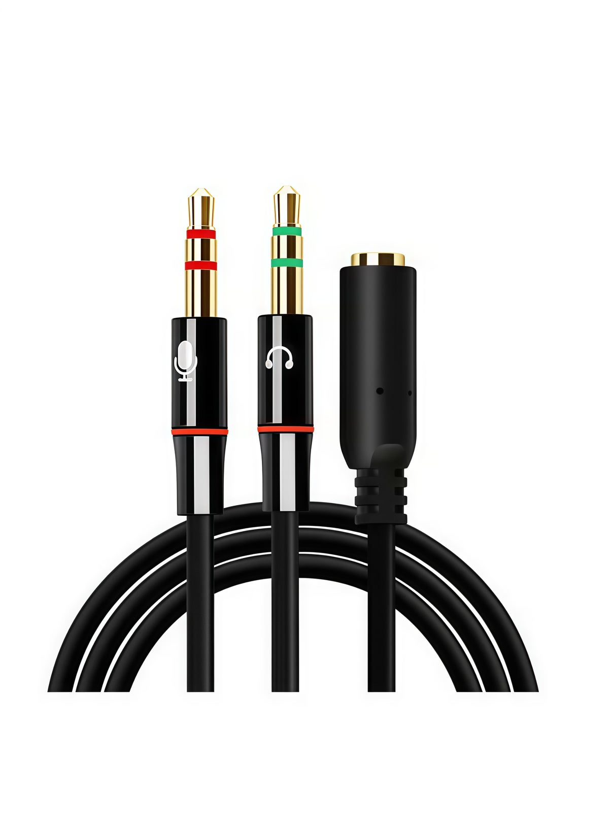 كوكونات Coconut Female To Male Headset And Microphone Y Splitter