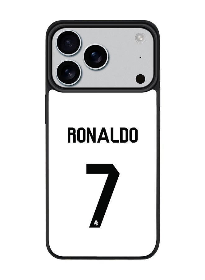 Stylizedd iPhone 17 Pro Case, [Compatible with MagSafe] Slim Magnetic cover Phone Case iPhone 17 Pro -Ronaldo Real Jersey - Image 1