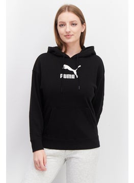 PUMA Women Sportswear Fit Long Sleeve Training Hoodie, Black  - Image 1