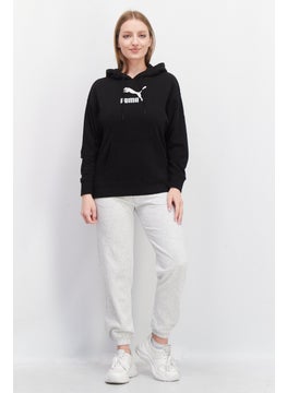 PUMA Women Sportswear Fit Long Sleeve Training Hoodie, Black  - Image 4