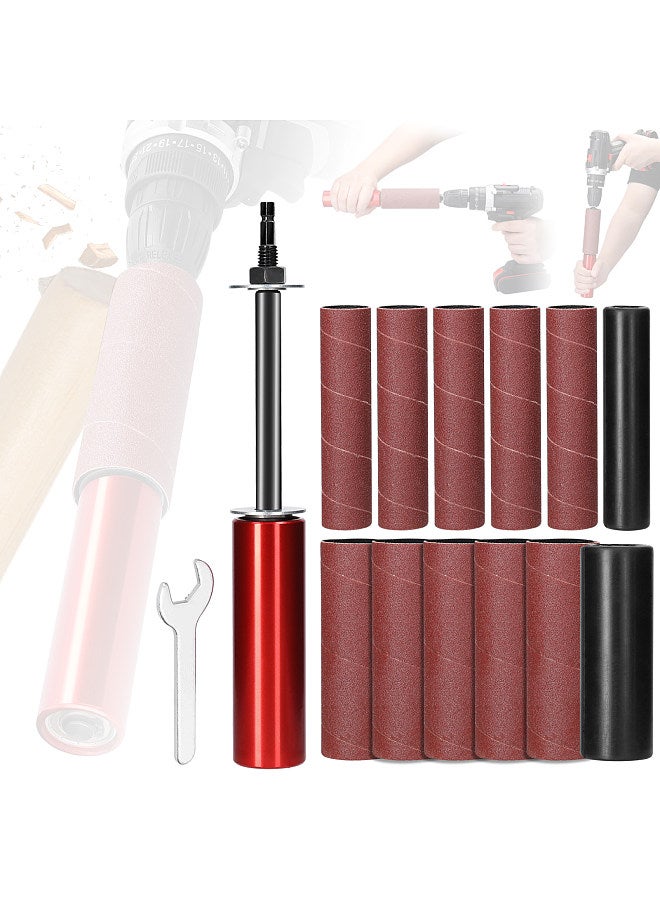 Handheld Sandpaper Grinding Rod Electric Rotary Tool Sandpaper Polishing Bar Woodworking Grind Polish Tool Fit Most Rotary Accessories Bit  - Image 4