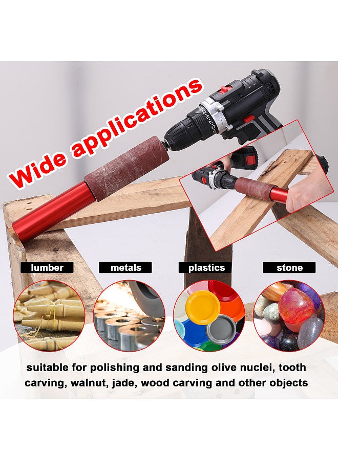 Handheld Sandpaper Grinding Rod Electric Rotary Tool Sandpaper Polishing Bar Woodworking Grind Polish Tool Fit Most Rotary Accessories Bit  - Image 2