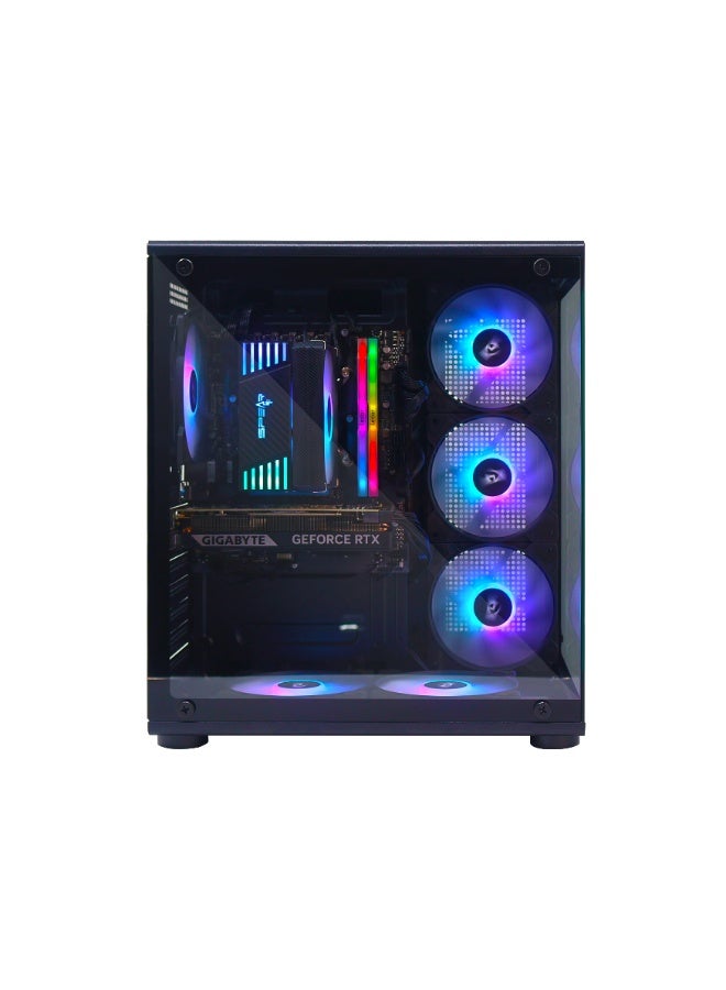 Spear Pc Gaming PC With Intel Core i5-14400F Processor/32GB RAM DDR5/1TB SSD/8GB Nvidia GeForce RTX 5050 Graphics/Windows 11 Pro/ Black - Image 2