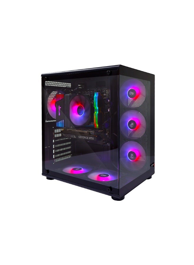 Spear Pc Gaming PC With Intel Core i5-14400F Processor/32GB RAM DDR5/1TB SSD/8GB Nvidia GeForce RTX 5050 Graphics/Windows 11 Pro/ Black - Image 1