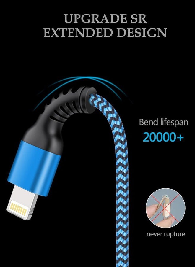 Haoano iPhone Fast Charger Cord, [3Pack-3/6/10FT] USB C to Lightning Cable, Apple MFI Certified Type C Charging Syncing Cord Power Delivery Wire for iPhone 14/13/13 Pro Max/13 Mini/12 Pro/11 Pro Max/8/XR/XS - Image 2