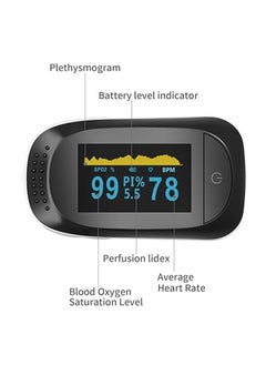 Fazza Digital Pulse Fingertip Oximeter, Oled Hd Screen, Blood Oxygen Saturation Monitor, Pulse, Heart Rate Monitor  - Image 3