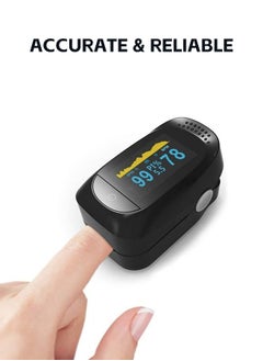 Fazza Digital Pulse Fingertip Oximeter, Oled Hd Screen, Blood Oxygen Saturation Monitor, Pulse, Heart Rate Monitor  - Image 4