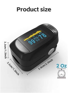 Fazza Digital Pulse Fingertip Oximeter, Oled Hd Screen, Blood Oxygen Saturation Monitor, Pulse, Heart Rate Monitor  - Image 5