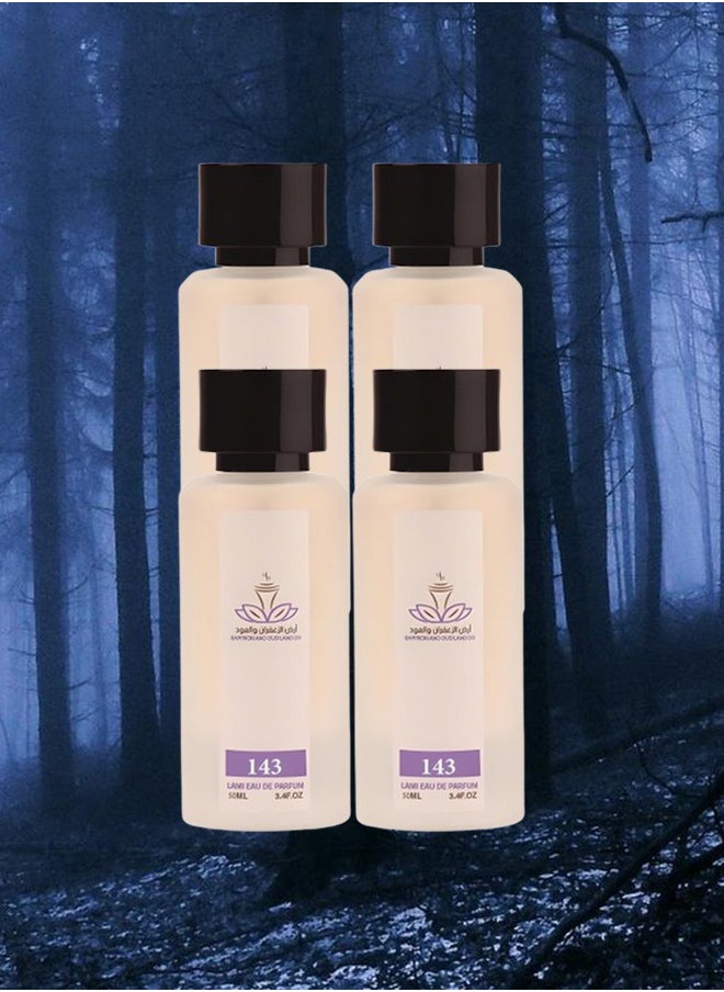 ارض الزعفران - 4 قطع عطر كوي رقم 143 للنساء 50 مل - Image 1