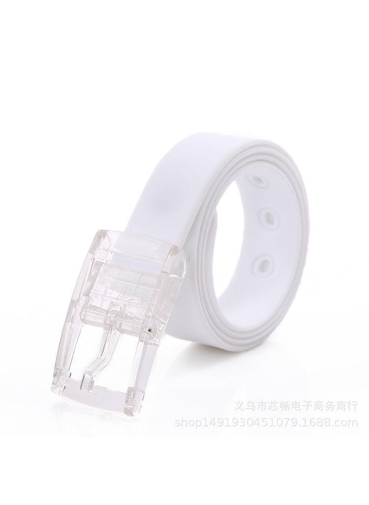 Generic Silicone Belt Candy Aroma Couples Fashion White 