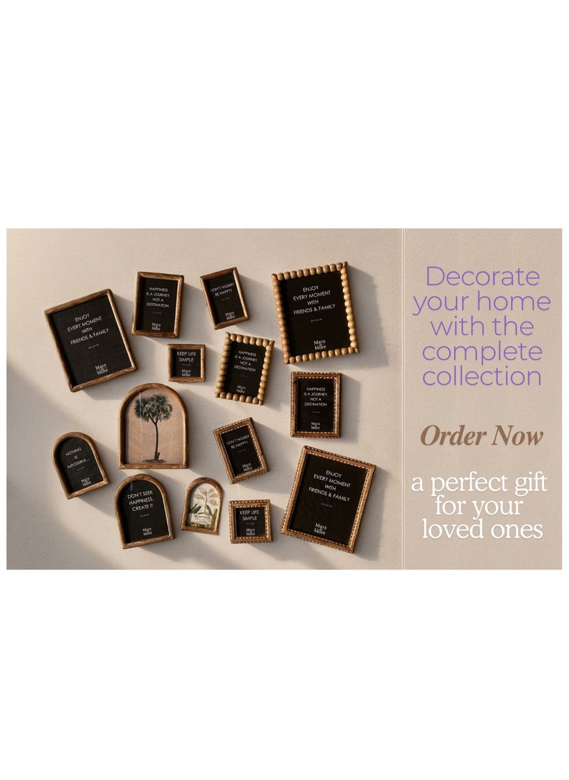 Mars & More - Handcrafted Wooden Photo Frame12x17 cm by Artesania - Image 1