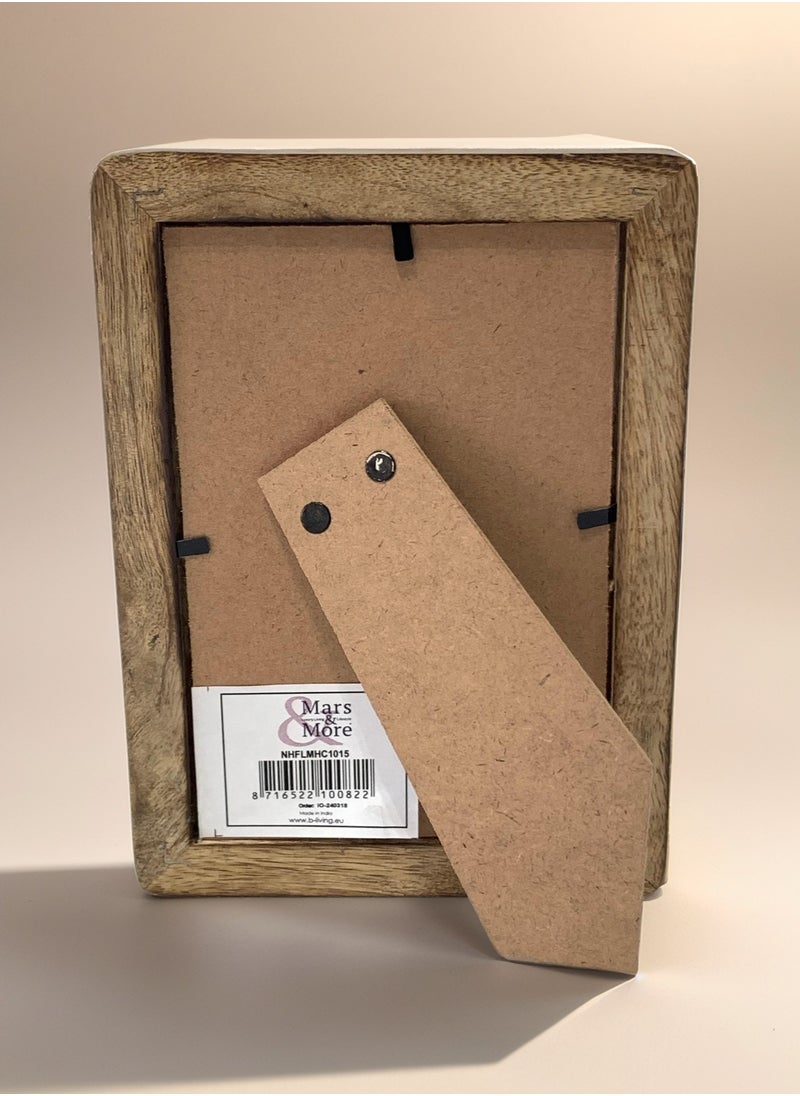 Mars & More - Handcrafted Wooden Photo Frame12x17 cm by Artesania - Image 1