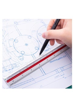 Deli 30cm Length Triangular Ruler  - Image 4