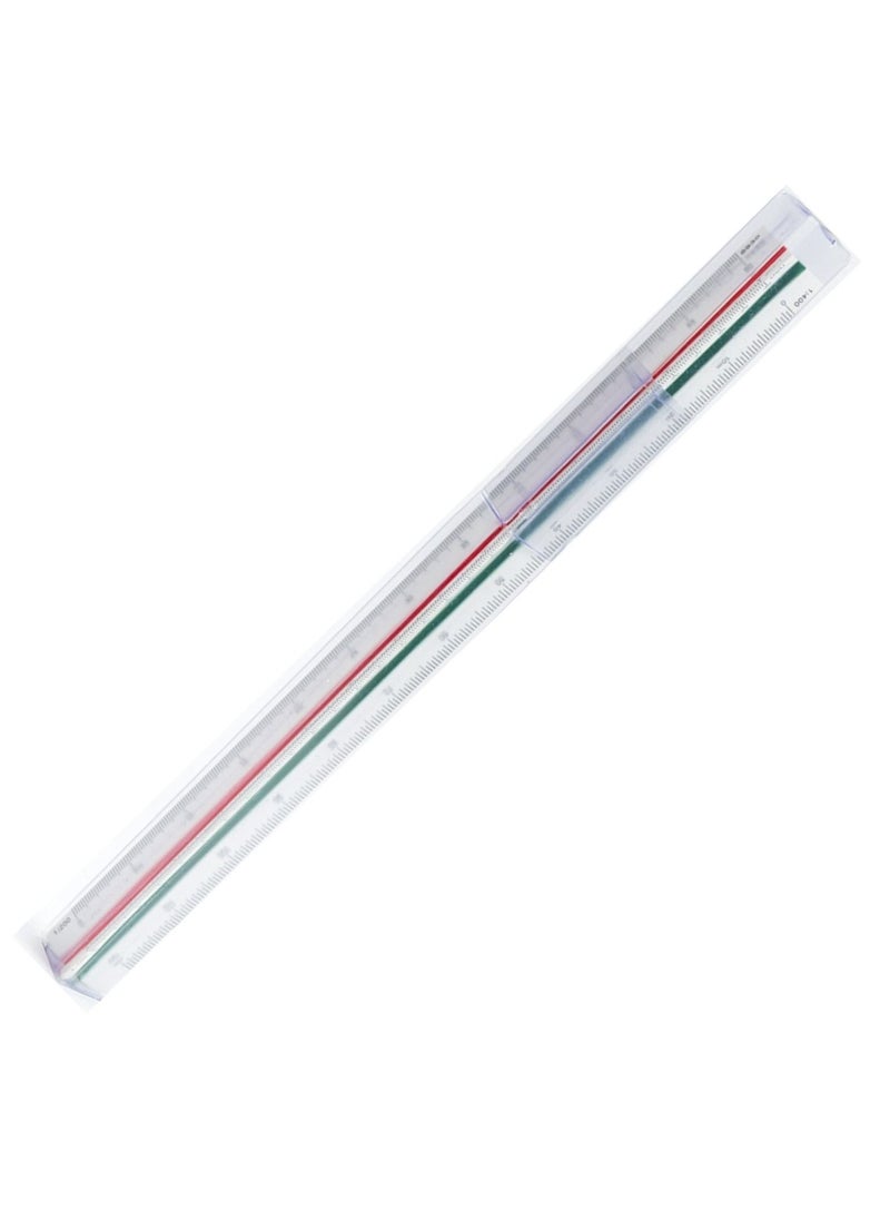 Deli 30cm Length Triangular Ruler  - Image 1
