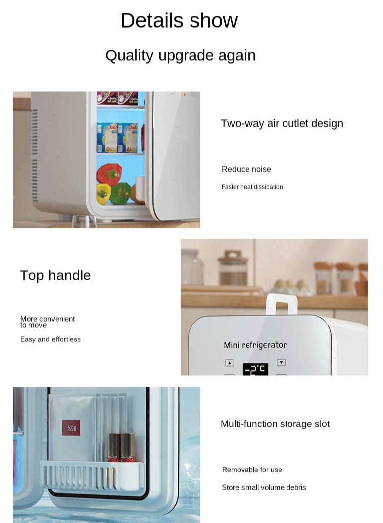 Mini Car Refrigerator for Home and Vehicle Use – Touchscreen Control, Fast Cooling, Low Noise, Dual-Temperature Mode, Energy-Saving Compact Fridge  - Image 3