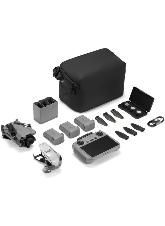 dji Mini 5 Pro Fly More Combo, UAE Version with official warranty support, DJI RC 2, 1-Inch CMOS, Omnidirectional Obstacle Sensing, ActiveTrack 360°, 225° Gimbal Rotation, 3 Batteries, MOIAT Certified, UAE Version, Official Warranty Support - Image 4