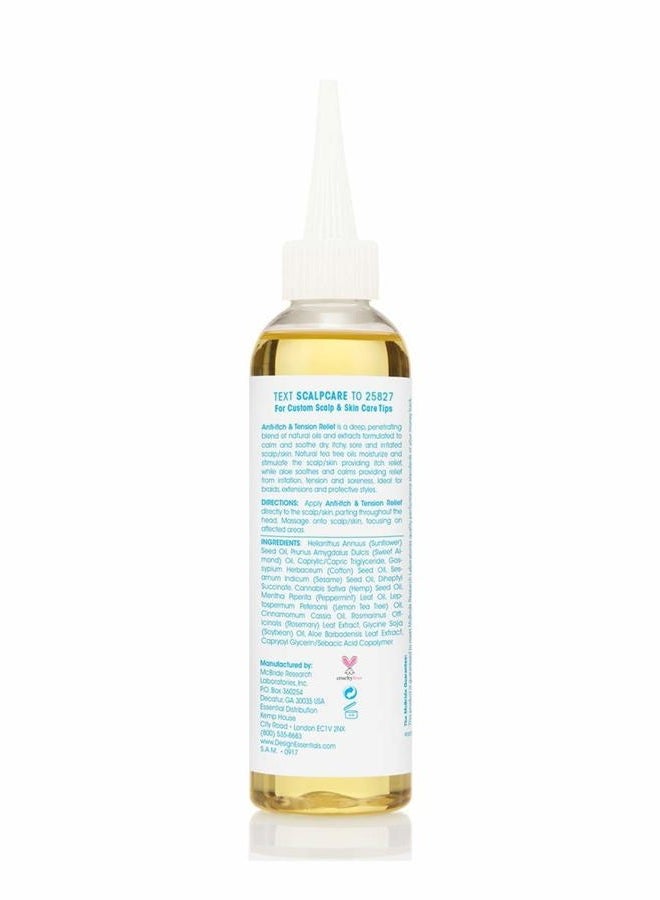 Design Essentials Scalp & Skin Care Anti-itch & Tension Relief, Yellowish Tea Tree & Aloe 4 Fl Oz - Image 2