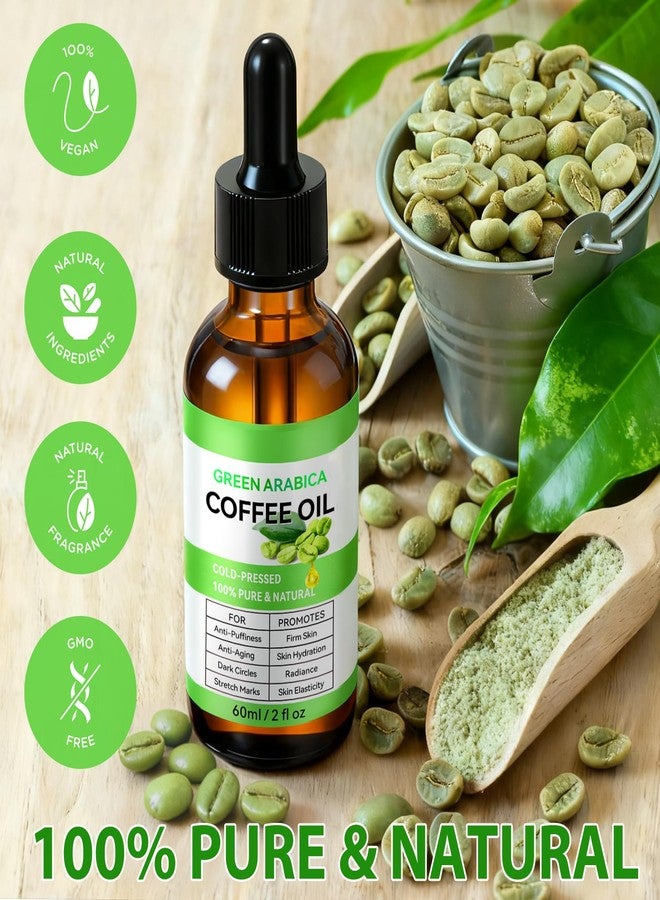 Moulis Green Coffee Bean Oil, Organic Green Coffee Oil for Cellulite, Skin, Face, Body & Hair - Reduces Puffiness, Dark Circles, Stretch Marks, Skin Tightening, Cold-Pressed (2 Fl Oz (Pack of 1)) - Image 3