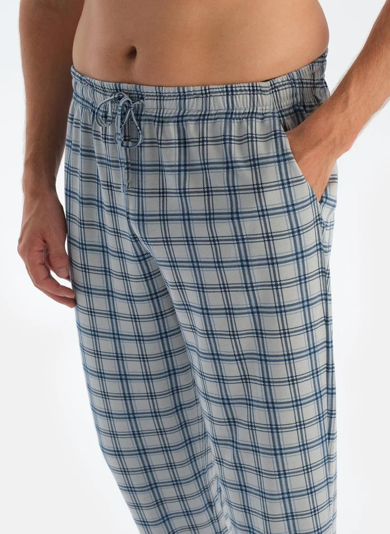 dagi T-shirt & Trousers Pajama Set Crew Neck Supreme Mid Rise Sleepwear
