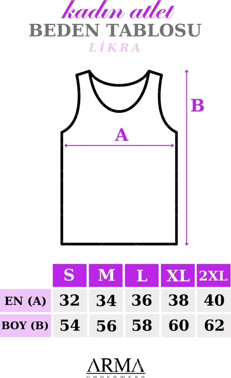 Arma Yıldız Women's Lycra Gray Strappy Undershirt