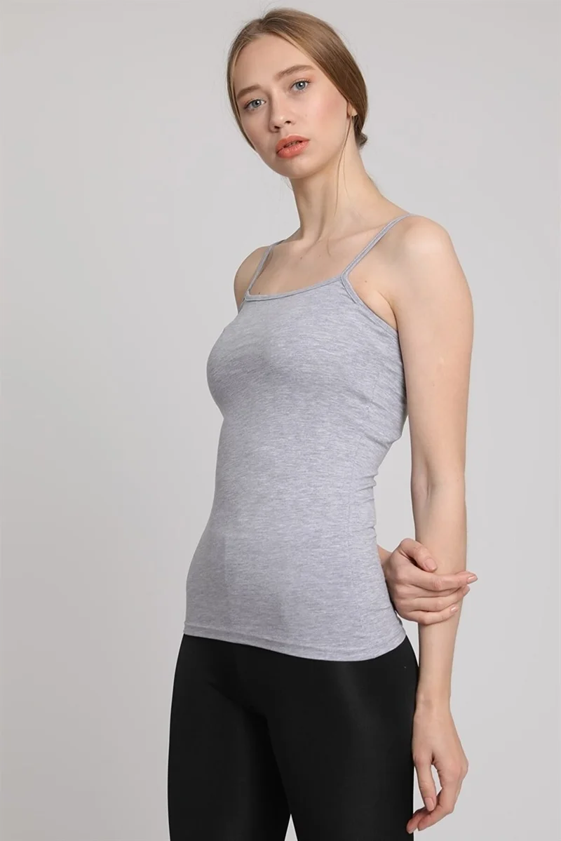 Arma Yıldız Women's Lycra Gray Strappy Undershirt