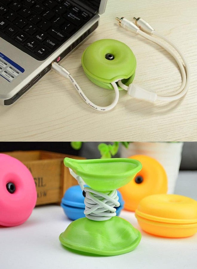 FveBzem 5-Pack Tangle-Free 5 Cord Organizer - Cable Turtle Earbuds & Headphone Cord Wrap Storage Manage & Shortener - Image 3