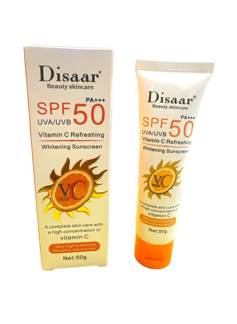 Disaar Sunscreen Cream with Vitamin C SPF 50 g