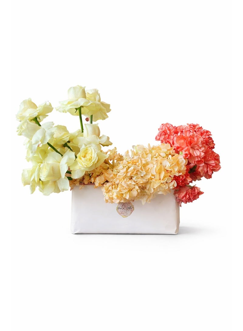 Luxury Floral Arrangement in Elegant White Box – Perfect Gift for All Occasions - Image 1