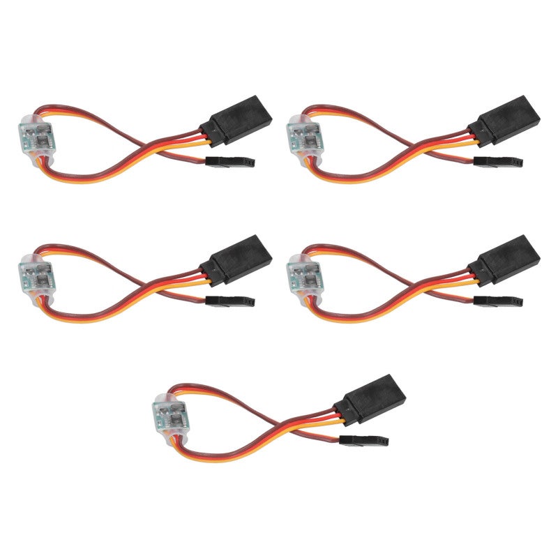 RC Servo Signal Reverser: ABS Material 3.6‑24V 5A - Stable Reliable Performance Simple Installation Rotation Inverter for RC Aircraft Steering Gear Control - Image 1