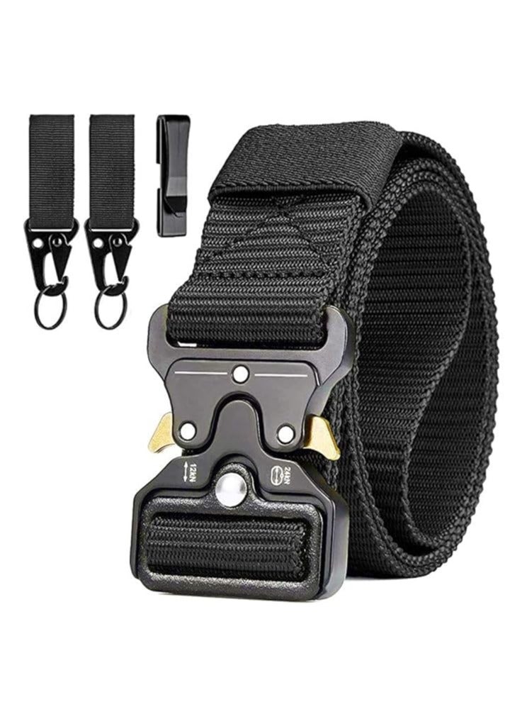حزام رجالي من النايلون عالي الجودة – قابل للتعديل مع إبزيم معدني محكم – مثالي للاستخدام اليومي والأنشطة الخارجية والمناسبات ( Code 220310 ) - Image 1
