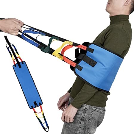 Dhadh Patient Lift Sling, Padded Bed Transfer Nursing Sling for Patient, Elderly Safety Lifting Aids, Transfer Boards for Bedridden Patient, Back Lift Belt for Patient Care - Image 1