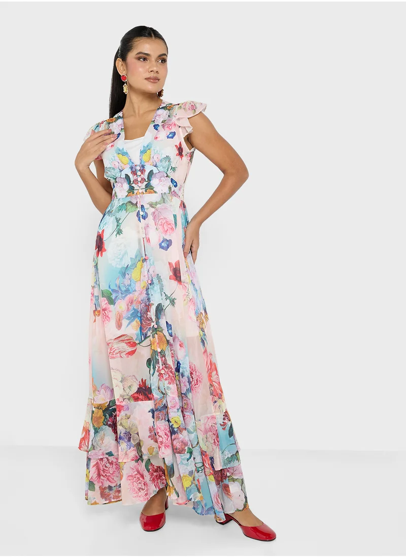 ELLA Floral Print Dress