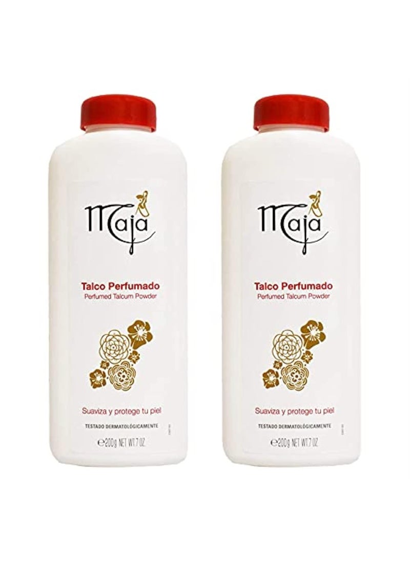 Myrurgia - Maja Perfumed Talcum PowderTalco Perfumado 7 oz 2PACK - Image 1