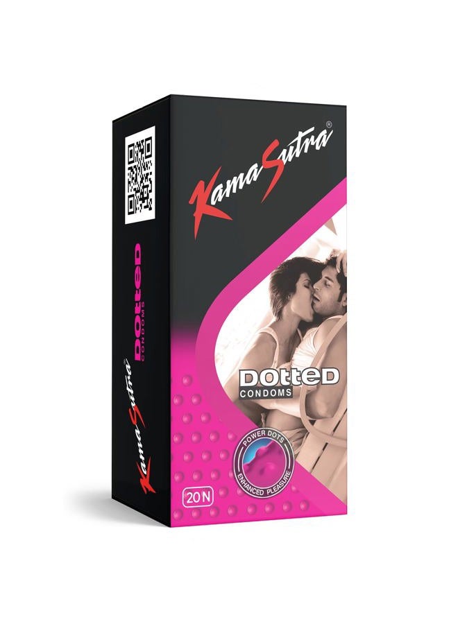 KamaSutra Desire Series Condoms for Men, 20 Dotted Condoms - Image 2