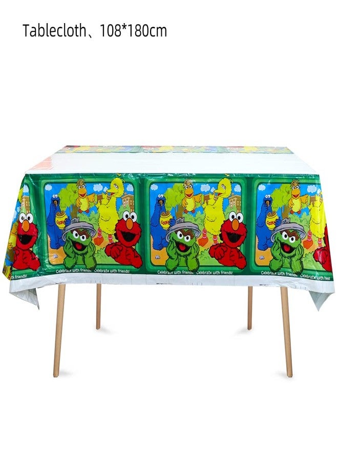 Losede 2pcs Birthday Party Tablecloth Table Cover Birthday Supplies Decorations (Style 2) - Image 2